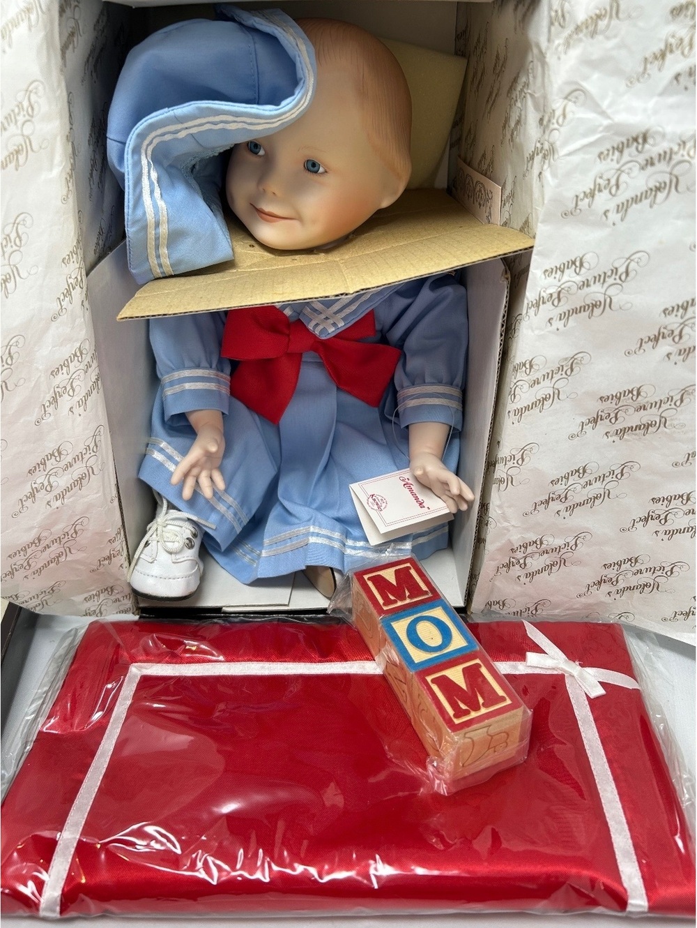 Amanda Yolanda's Picture Perfect Babies Collection Knowles Porcelain Doll 1988